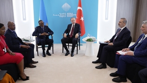 Cumhurbaşkanı Erdoğan, Ruanda Cumhurbaşkanı Kagame ile bir araya geldi