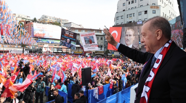 Cumhurbaşkanı Erdoğan, Zonguldak'da
