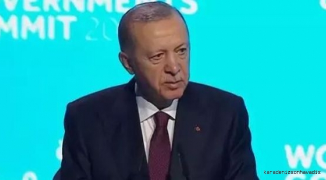 Erdoğan’ın Dünya Hükümetler Zirvesi’nden mesajları