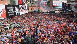 Erdoğan'ın mitingine büyük katılım 40 bin kişi