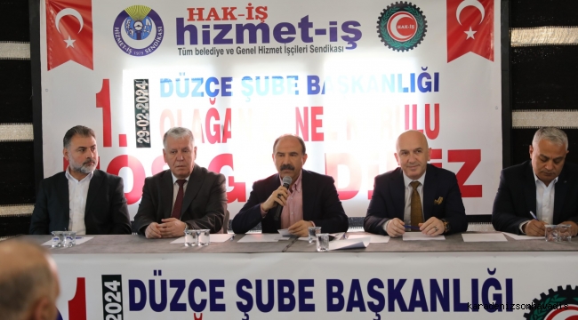 HİZMET-İŞ DÜZCE ŞUBESİ RESMEN KURULDU