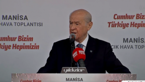 MHP Lideri Devlet Bahçeli Manisa’da konuştu