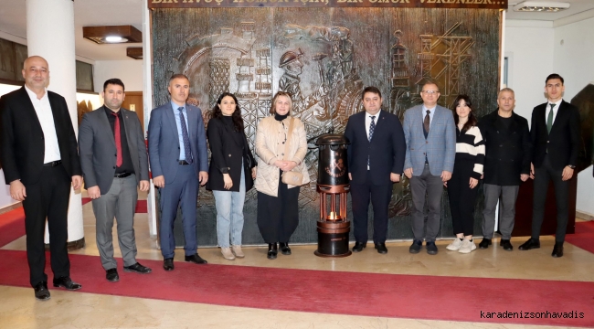 Zonguldak Kömür Jeoparkı Yönetimi’nden GMİS’e ziyaret