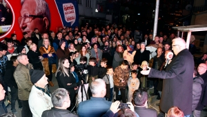 Başkan Posbıyık'a miting gibi karşılama 