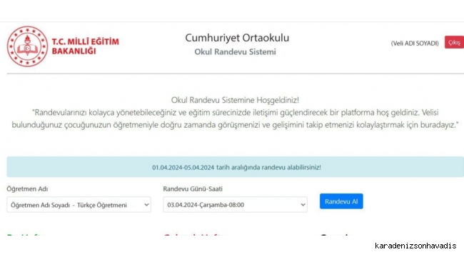 Öğretmen ile Veliyi bir araya getirecek 