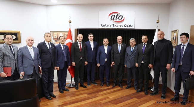 Özbekistan Ticaret ve Sanayi Odası Başkanı'ndan ATO Başkanı Baran'a Ziyaret