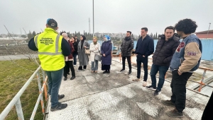 SAÜ Tıp öğrencileri Büyükşehir’in atık ve içme suyu tesislerini ziyaret etti