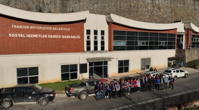 Trabzon Büyükşehir'den ihtiyaç sahibi ailelere Ramazan desteği