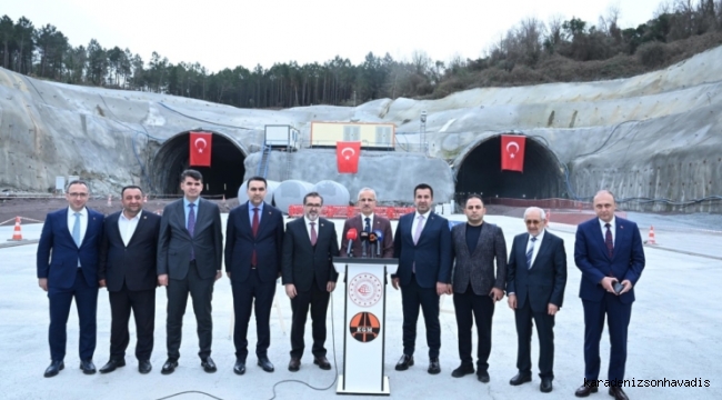 Ulaştırma ve Altyapı Bakanı Abdulkadir Uraloğlu: Kilyos Tüneli 2026 yılı sonunda hizmete açılacak