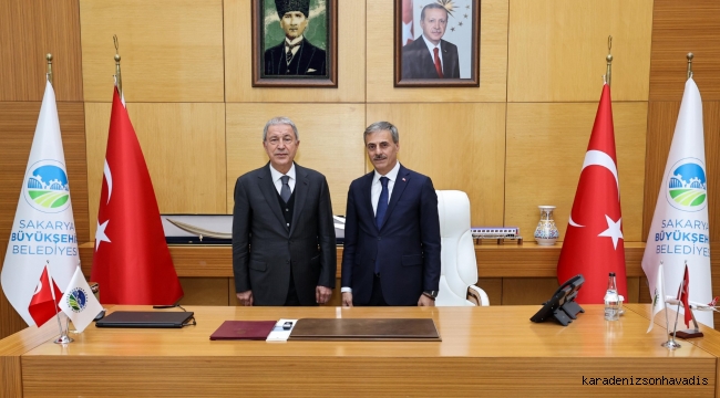 Başkan Alemdar, Hulusi Akar’ı ağırladı