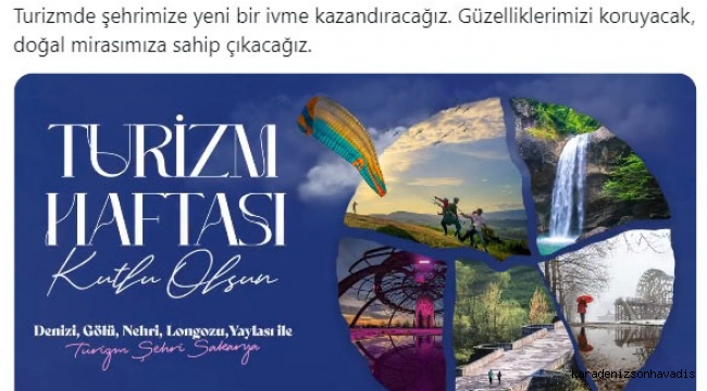 Başkan Alemdar: “Sakarya turizmde yeni bir ivme kazanacak”