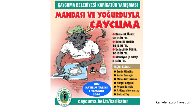 Çaycuma Belediyesinden karikatür yarışması