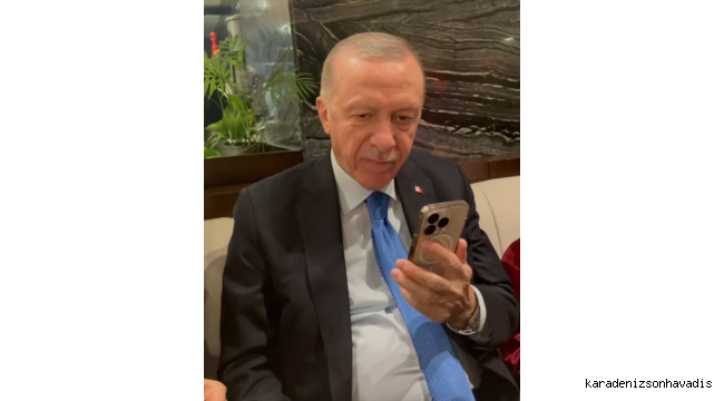 Cumhurbaşkanı Erdoğan,Başkan Özlü ile telefonda görüştü