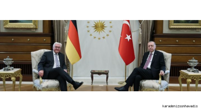 Erdoğan ile Almanya Cumhurbaşkanı Steinmeier Ankara’da buluştu