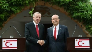 KKTC Cumhurbaşkanı Tatar ve Cumhurbaşkanı Erdoğan bayramlaştı