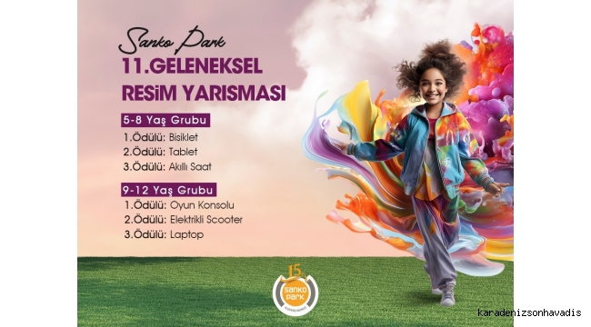 SANKO PARK 23 NİSAN’A ÖZEL ÖDÜLLÜ RESİM YARIŞMASI DÜZENLİYOR