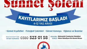 Sünnet şöleni için hazırlıklar başladı