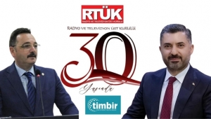 TİMBİR’den RTÜK’ün 30. yılı için kutlama mesajı