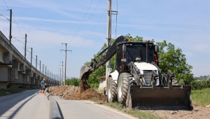 Alifuatpaşa’nın 4 bin 500 metrelik yeni altyapı hattında çalışmalar devam ediyor