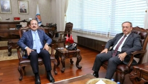 ÇAYKUR GENEL MÜDÜRÜ ALİM'DEN MERSİN VALİSİ PEHLİVAN'A ZİYARET