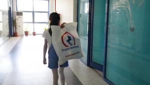 Çocuklar bayram sevincini erkenden yaşadı