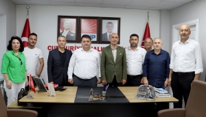 GMİS YÖNETİMİNDEN CHP’YE KİT ZİYARETİ