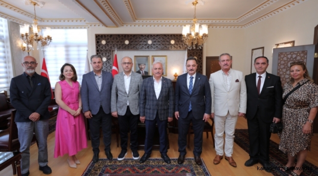 TİMBİR heyeti Aksaray’da; Vali Kumbuzoğlu’na ziyaret