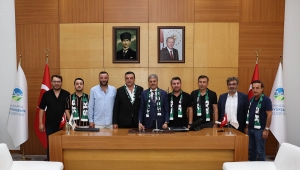 Başkan Alemdar Sakaryaspor’un yeni yönetimini ağırladı