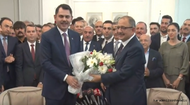 Çevre, Şehircilik ve İklim Değişikliği Bakanlığı’nda devir teslim gerçekleşti