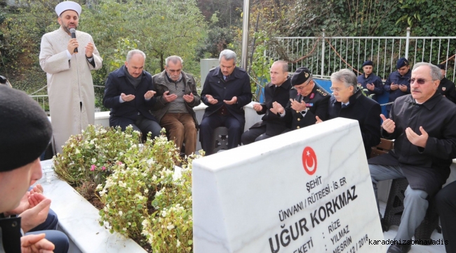 RİZE’DE ŞEHİTLER UNUTULMUYOR