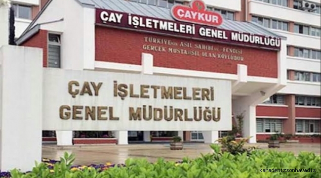 ÇAYKUR’DAN ÜRETİCİLERE, “3.SÜRGÜNÜ HİÇ ACELEYE GETİRMEYİN.”