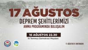 Depremin 25’inci yılı Demokrasi Meydanı’nda anılacak