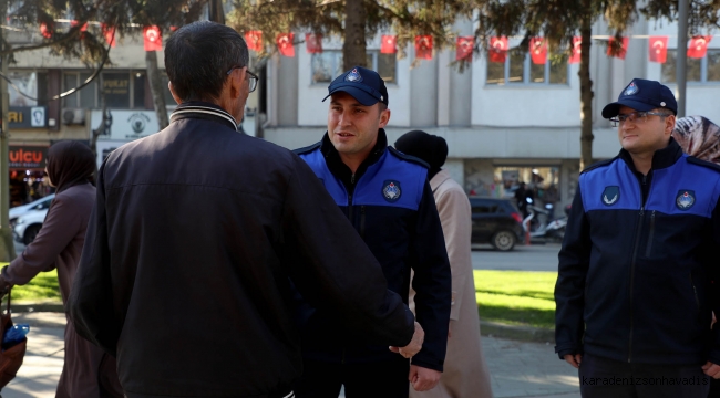 Büyükşehir zabıtası daha temiz bir Sakarya için devriyede