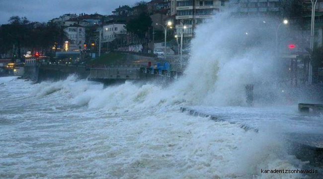 Karadeniz'de şiddetli fırtına etkili olacak