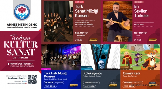 Büyükşehir'de kültür sanat şöleni sürüyor