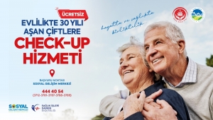 Büyükşehir’den evlilikte 30 yılı aşan çiftlere ücretsiz check-up hizmeti…