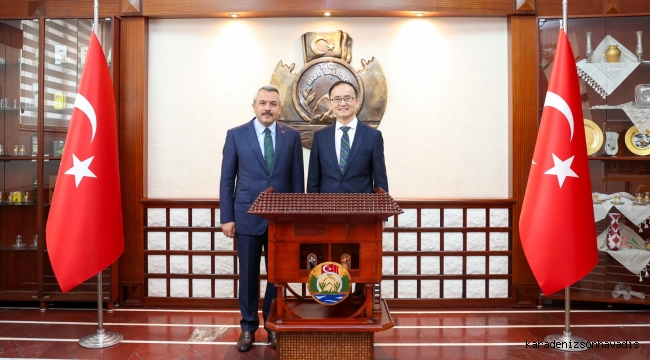 ÇİN HALK CUMHURİYETİ ANKARA BÜYÜKELÇİSİ XUEBİN'DEN VALİ BAYDAŞ'A ZİYARET
