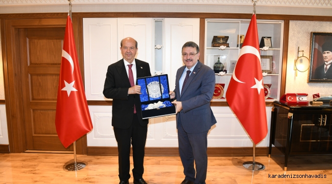 CUMHURBAŞKANI ERSİN TATAR, BAŞKAN GENÇ’İ ZİYARET ETTİ
