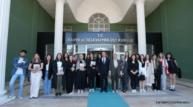 Geleceğin iletişimcilerinden RTÜK ziyareti