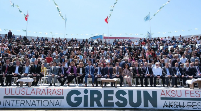 Giresun Uluslararası Aksu Festivali başladı