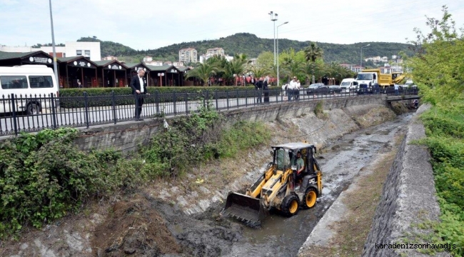 KDZ. EREĞLİ’DE DERE YATAKLARI TEMİZLENİYOR