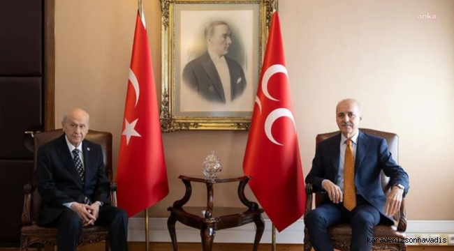 Numan Kurtulmuş, MHP Genel Başkanı Devlet Bahçeli’yi ziyaret etti