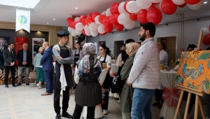 Özel çocuklardan anlamlı çalışma