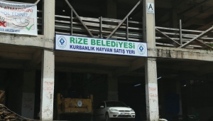 RİZE BELEDİYESİ BOĞAZ MAHALLESİ KURBAN SATIŞ NOKTASI HİZMET VERMEYE BAŞLADI