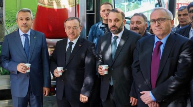 RİZE'DE  YAŞ ÇAY KAMPANYASI SEZONU DUALARLA BAŞLADI