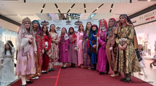 RİZE'NİN ASIRLIK GELİNLİKLERİ DEFİLESİ İLGİYLE SEYREDİLDİ