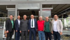 Rize’ye hizmet etmiş iki isim Başkent'te buluştu