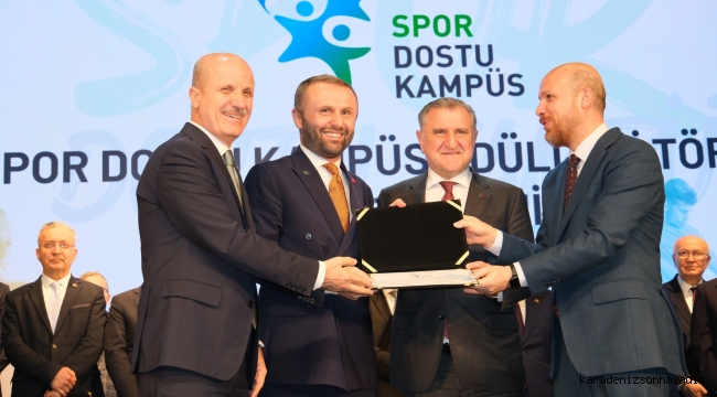 RTEÜ SPOR DOSTU KAMPÜS PROJESİ ÖDÜL TÖRENİ GERÇEKLEŞTİ
