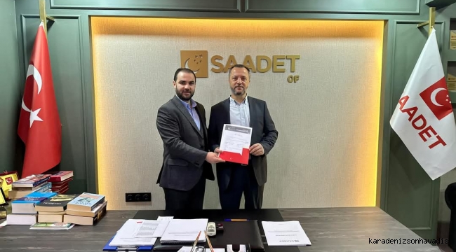 Saadet Partisi Of İlçe Başkanlığına Musa Gözütok atandı