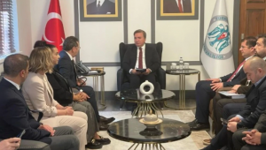 TİMBİR’den Erzincan Valisi Doç. Dr. Aydoğdu’ya ziyaret: “Burada ötekileştirme kültürü yok”